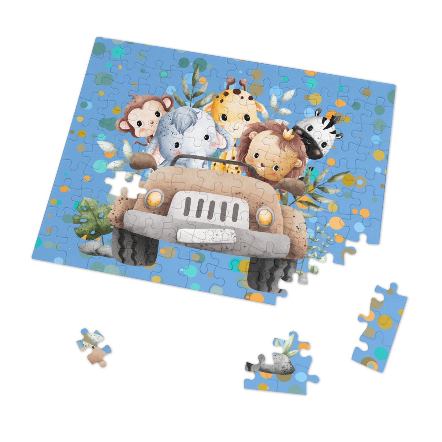 Animals on Safari Jigsaw Puzzle (30, 110, 252-Piece)