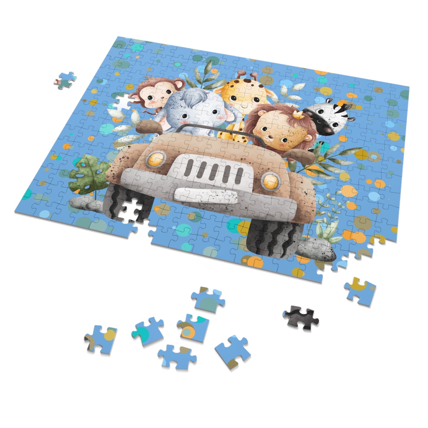 Animals on Safari Jigsaw Puzzle (30, 110, 252-Piece)