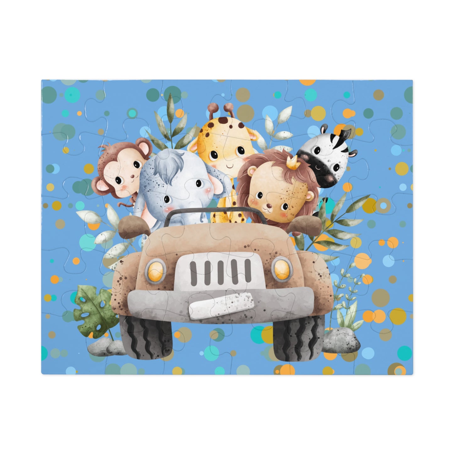 Animals on Safari Jigsaw Puzzle (30, 110, 252-Piece)