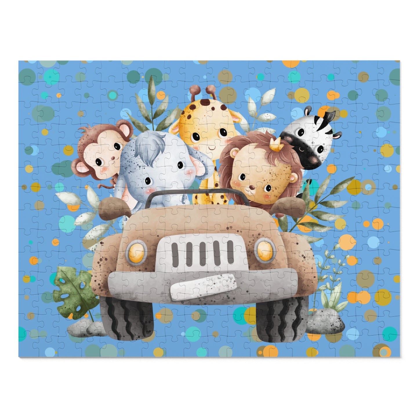 Animals on Safari Jigsaw Puzzle (30, 110, 252-Piece)