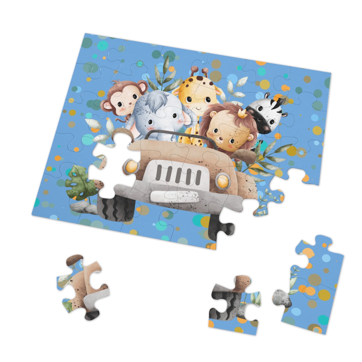 Animals on Safari Jigsaw Puzzle (30, 110, 252-Piece)